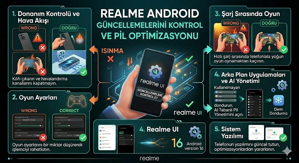 Realme hızlı şarj desteğini doğru kullanma rehberi thumbnail