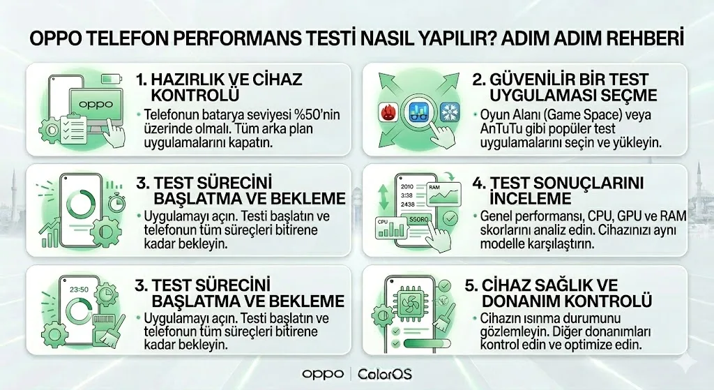 Oppo performans testi nasıl yapılır? pe