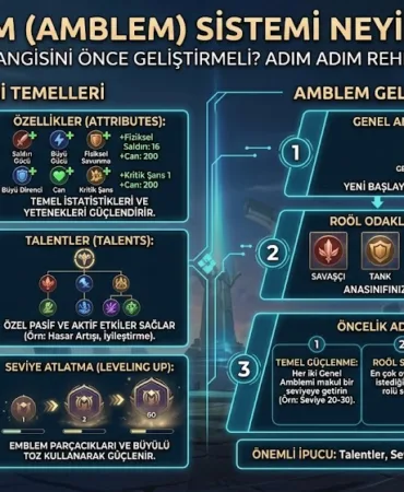 "Emblem" (Amblem) Sistemi Neyin Nesi? Hangisini Önce Geliştirmeli? emb